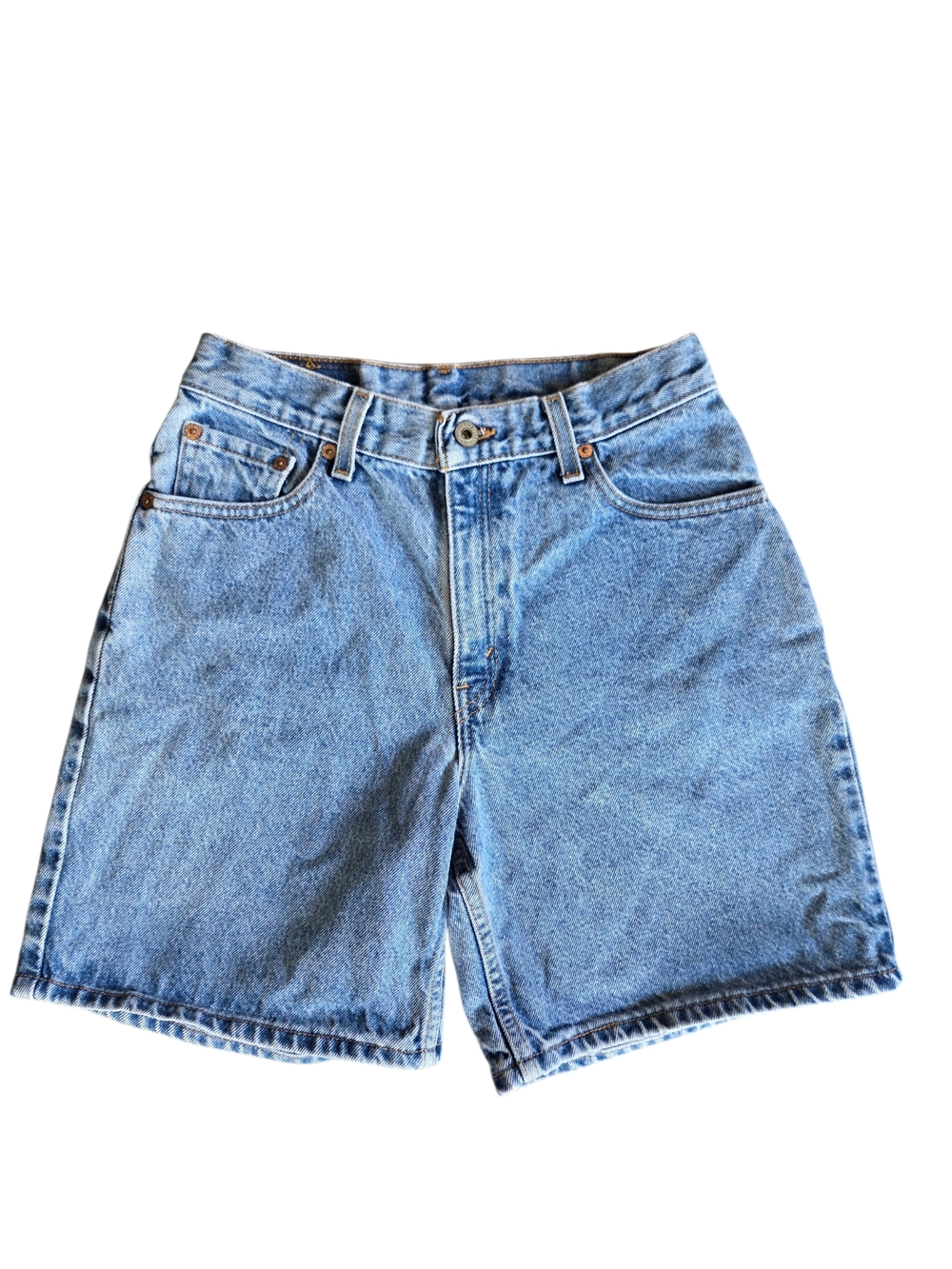 Levi's Vintage 550 Light Blue Denim Jean Shorts 24